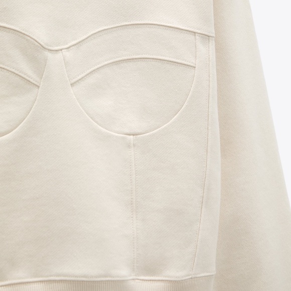 Zara corset sweatshirt small - Picture 2 of 10